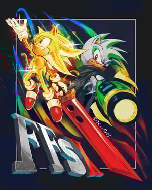 This is the Avatar Image for the Aeon The Hedgehog - Final Fantasy Sonic X/Newgrounds/BlackDevilX AI Voice and Text to Speech Generator